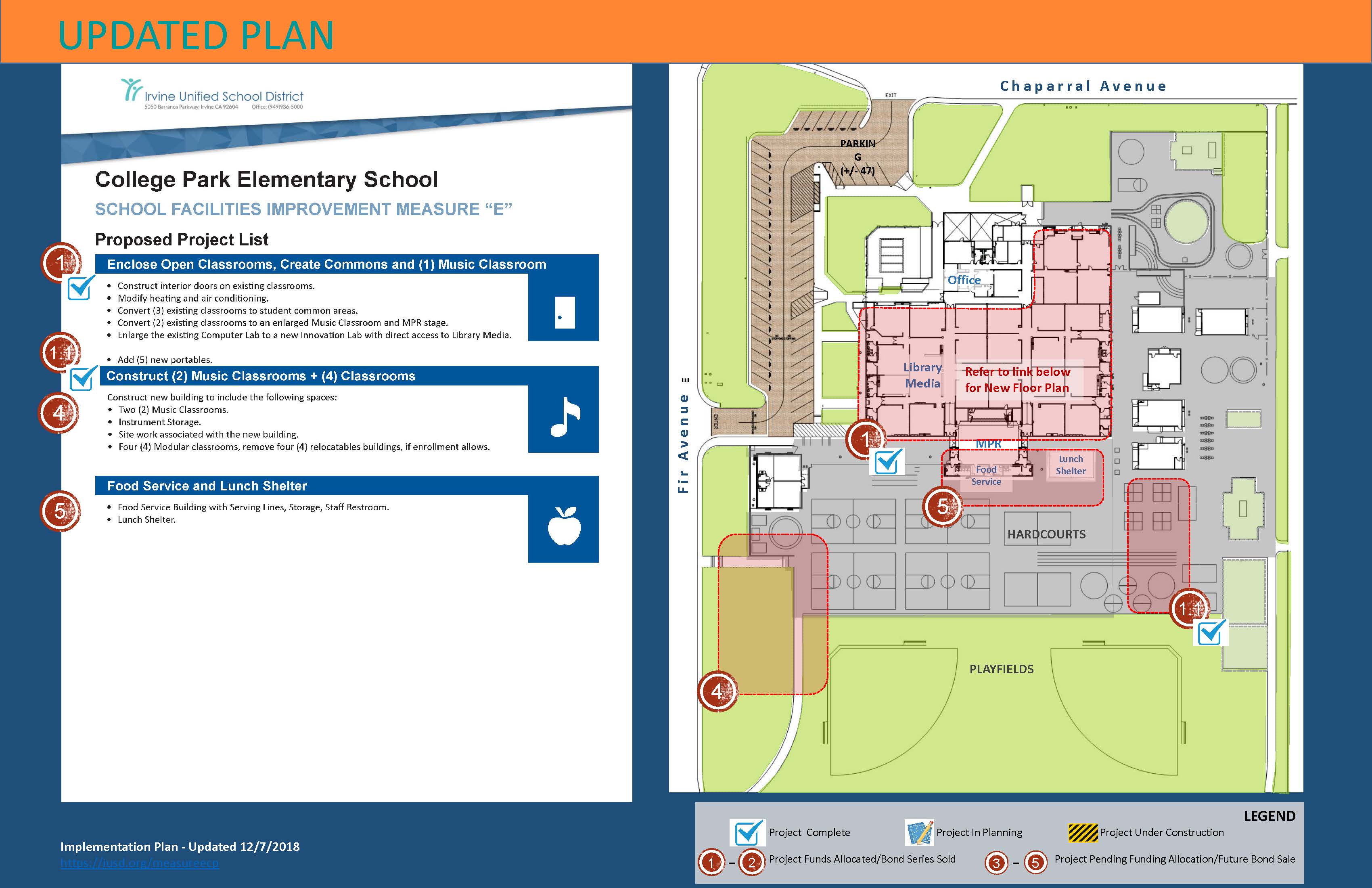 Revised CPES  Measure E Site Plan 
