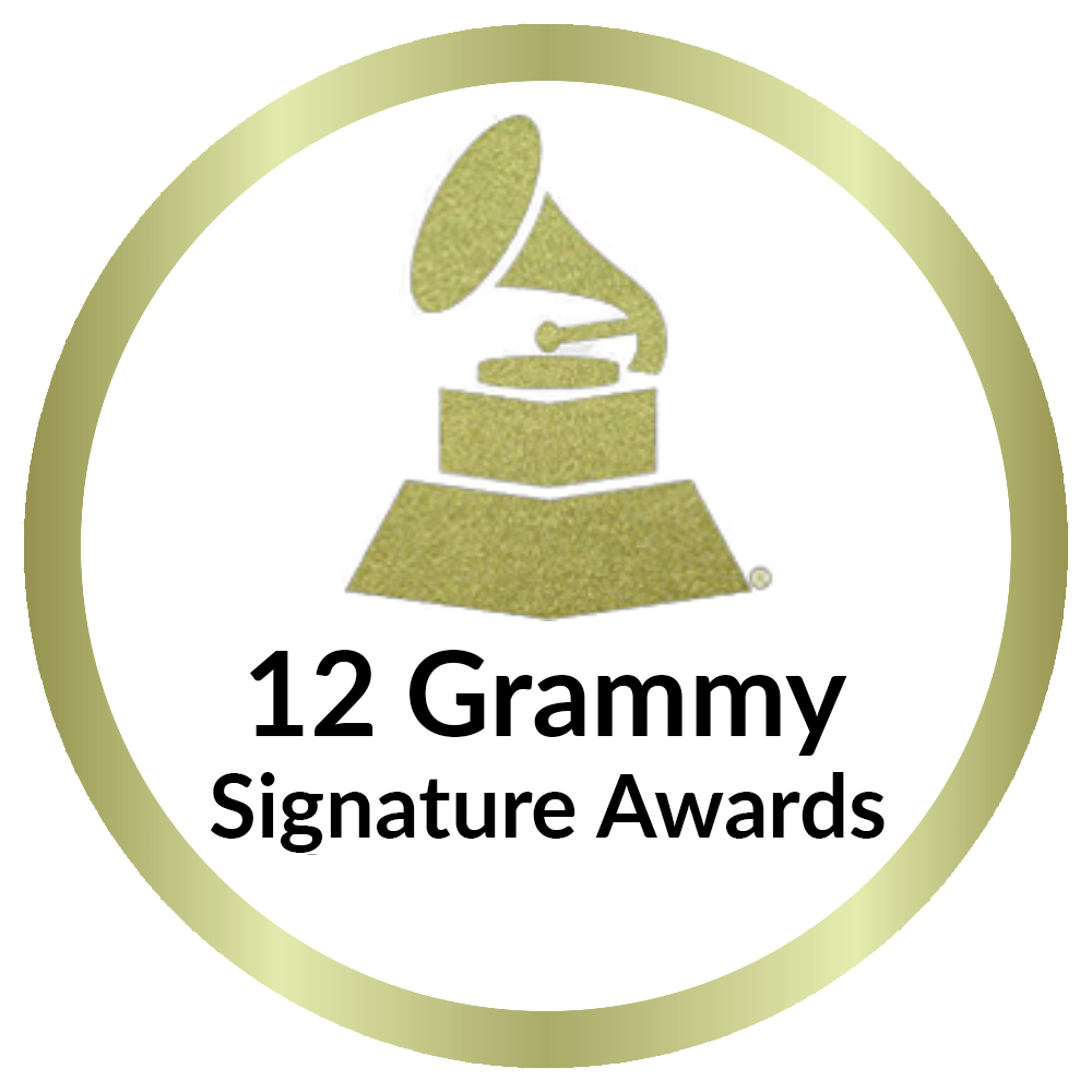 12 Grammy Signature Awards graphic
