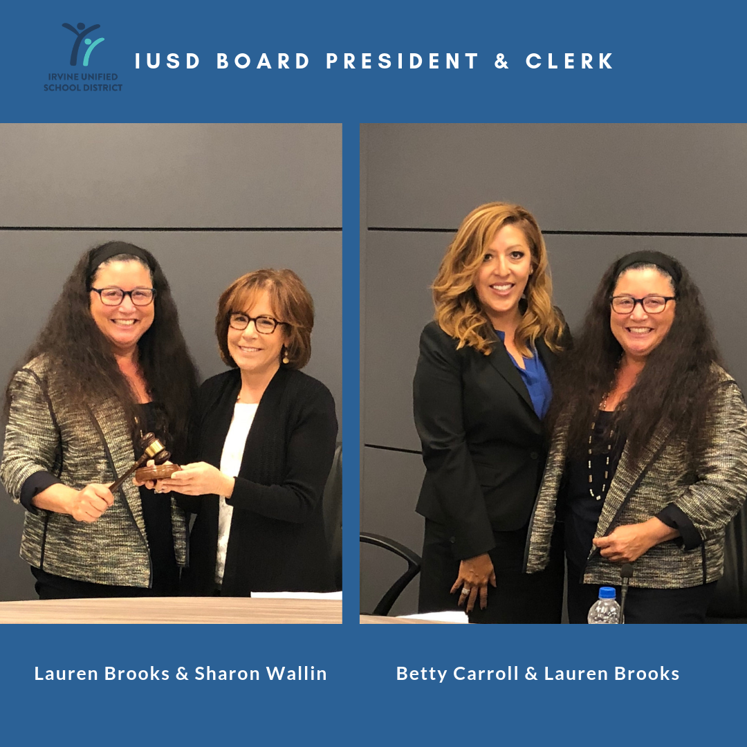 IUSD Board Selects New President and Clerk | IUSD.org