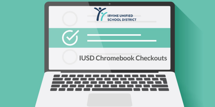 IUSD Chromebook Checkouts Graphic 