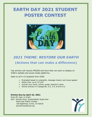 Earth Day Poster Contest Flier