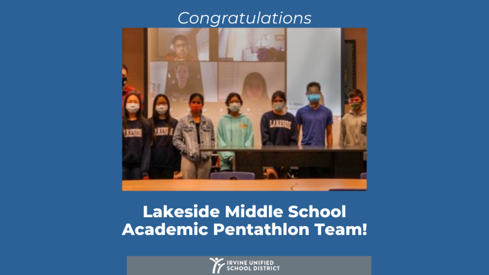 Lakeside Middle School Takes Silver Medal at U.S. Academic Pentathlon Competition   