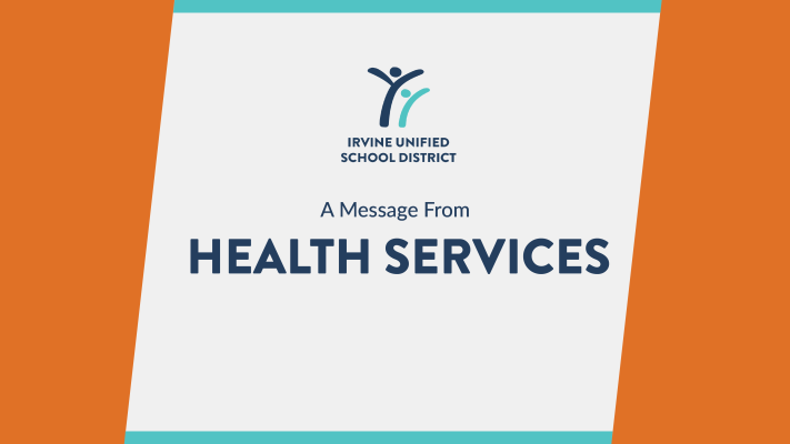 Message from Health Services