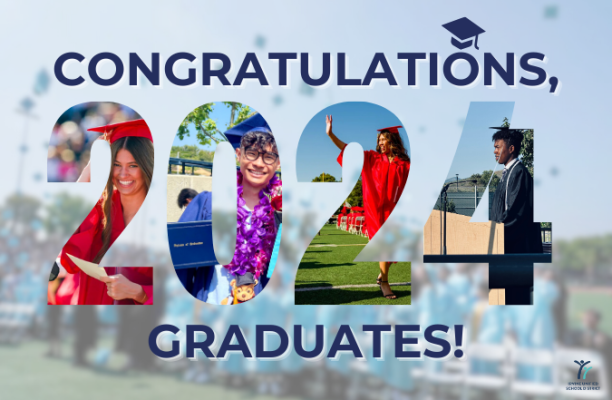 Image with text stating "congratulations, 2024 graduates"