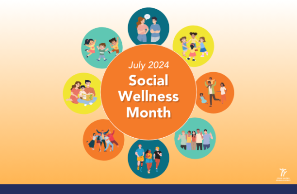 Social Wellness Month, Examples using graphics
