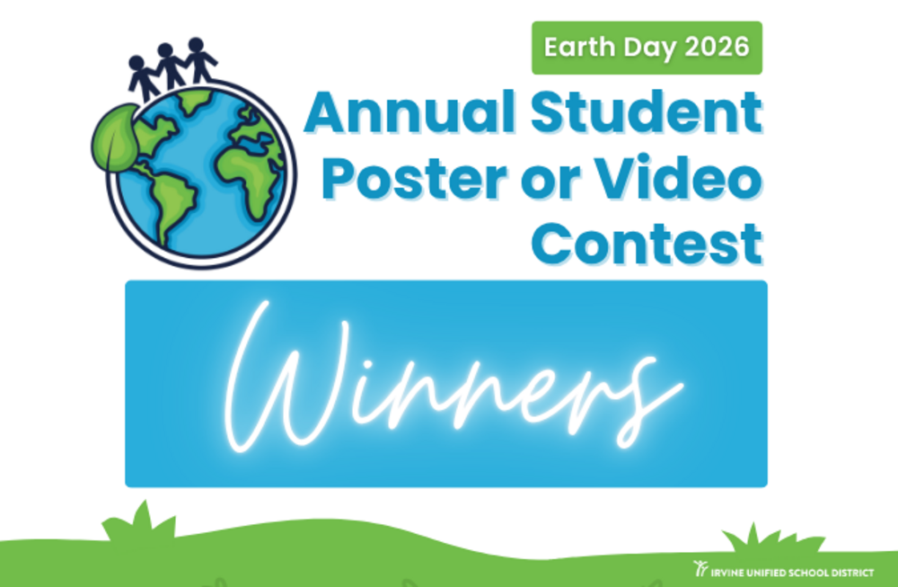 Earth Day 2026 Annual Student Poster or Video Contest Winners announcement.