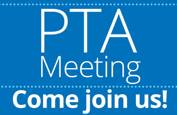 PTA meeting sign