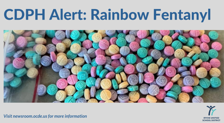 Rainbow Fentanyl multicolor pills