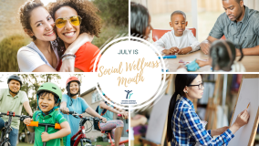 July is social wellness month