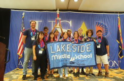 Lakeside Middle School Academic Pentathlon Team