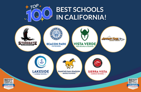 US News & World Report Elementary and Middle School Top 100 logos