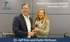 IUSD's Katie McEwen and Dr. Jeff Kim Exchange the Gavel 2025