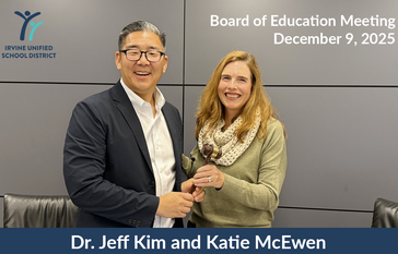 IUSD's Katie McEwen and Dr. Jeff Kim Exchange the Gavel 2025