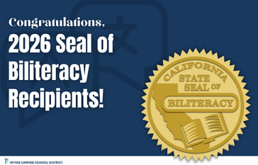 Congratulations to the 2026 Seal of Biliteracy Recipients, with the California State Seal of Biliteracy emblem.