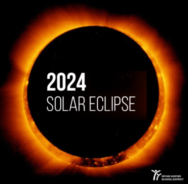 2024 Solar Eclipse Graphic Square