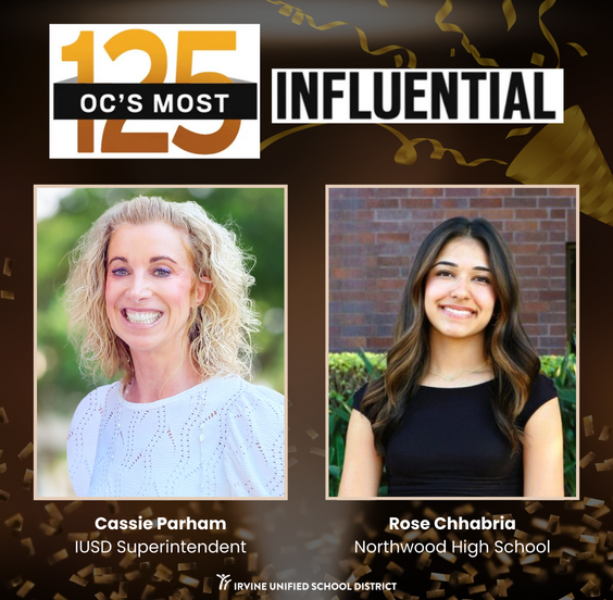 IUSD Leaders Recognized Among Orange County’s Top 125 Most Influential People