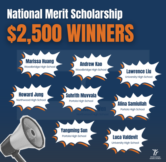 Names of $2,500 National Merit Scholars