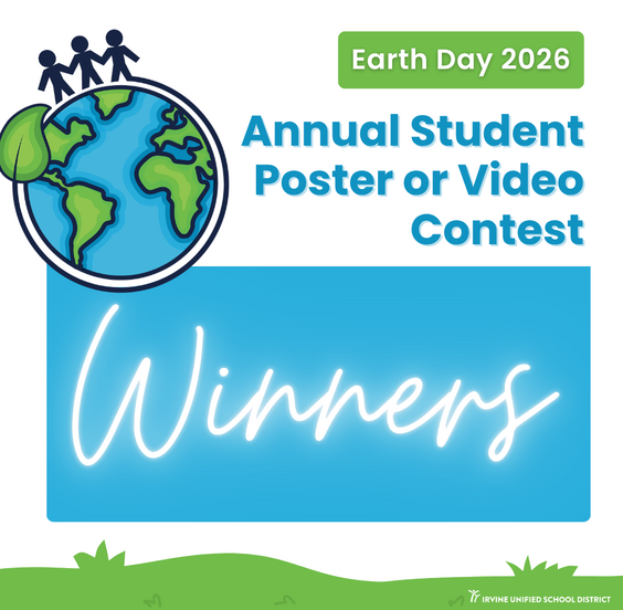 Earth Day 2026 Annual Student Poster or Video Contest Winners announcement.