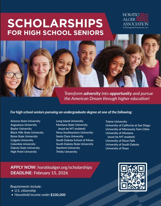 Horatio Alger Scholarships for High School Seniors