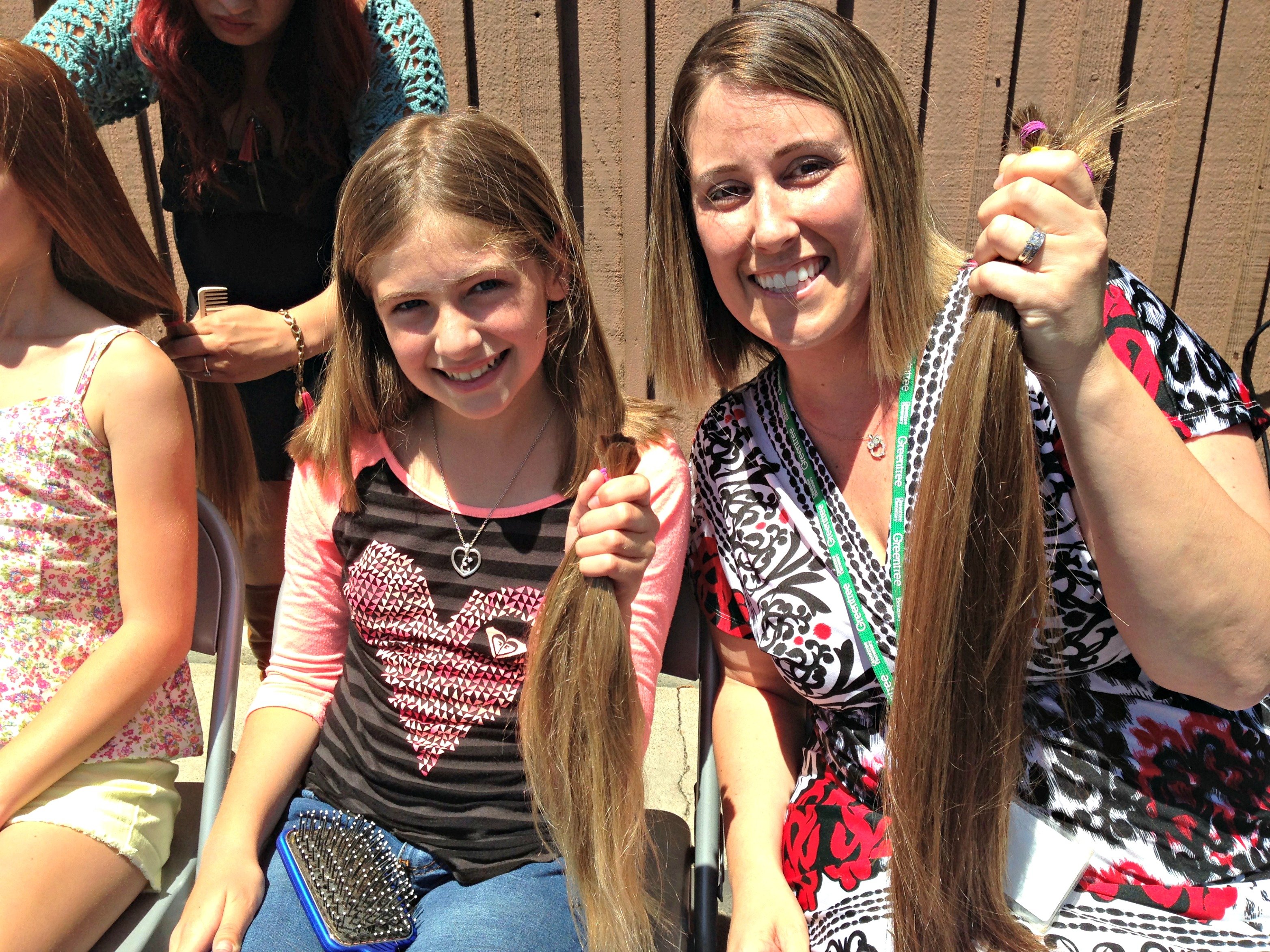 Greentree students and staff donate hair