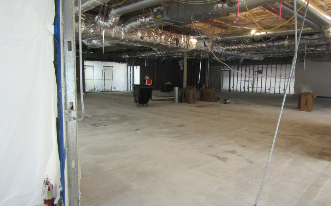 Ducting and Carpet removed