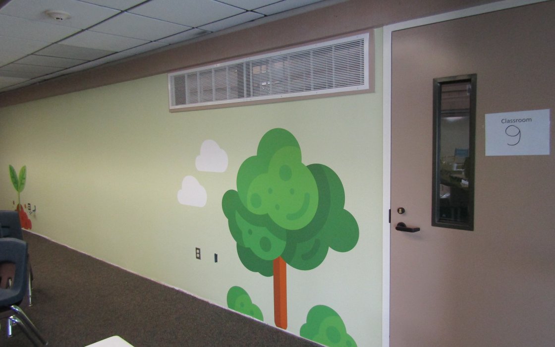 Common Area Graphic Wall Tree