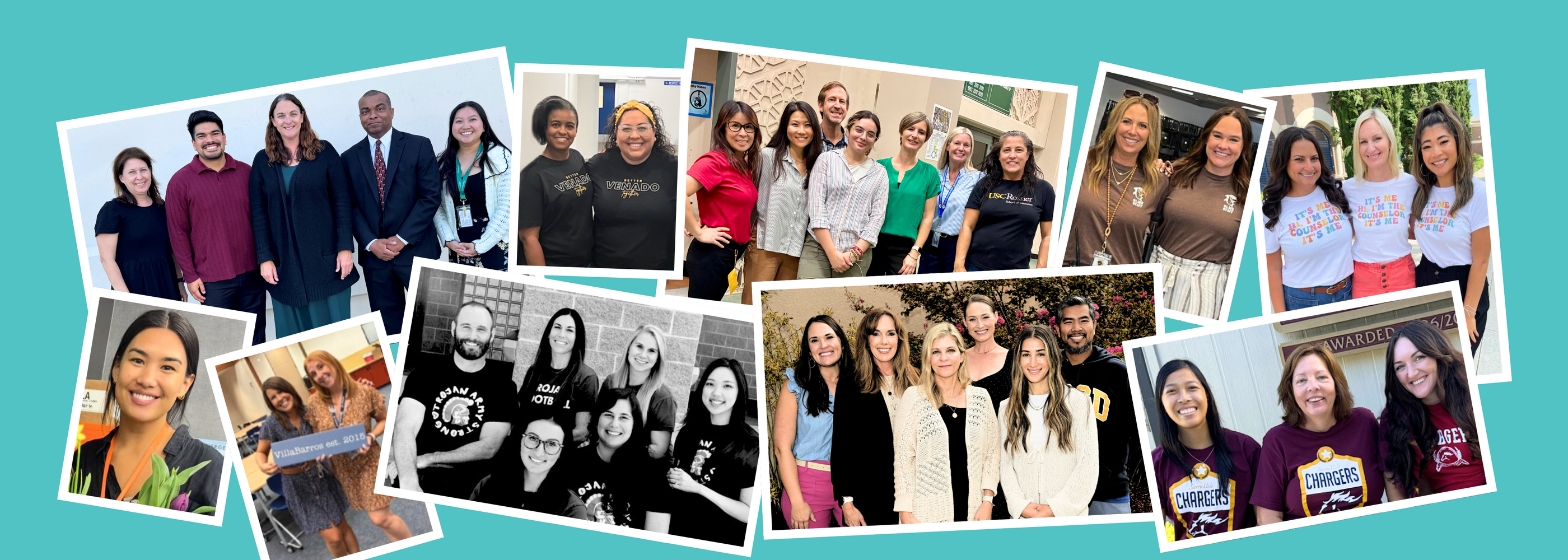 Collage of IUSD school counselors