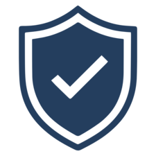 Shield with checkmark icon