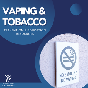 Vaping and Tobacco Resources, no smoking sign