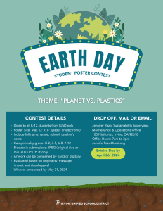 Earth Day Poster Contest Details