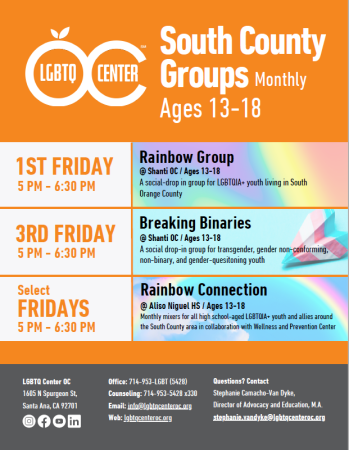 LGBTQ Center South County groups