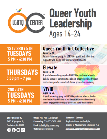 LGBTQ Center Youth Leadership