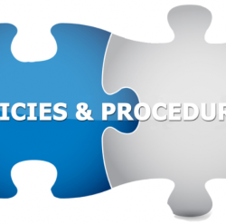 puzzle piece with policy and procedure
