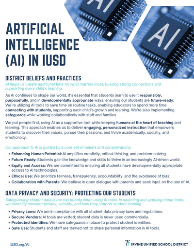 AI in IUSD: What You Need to Know PDF